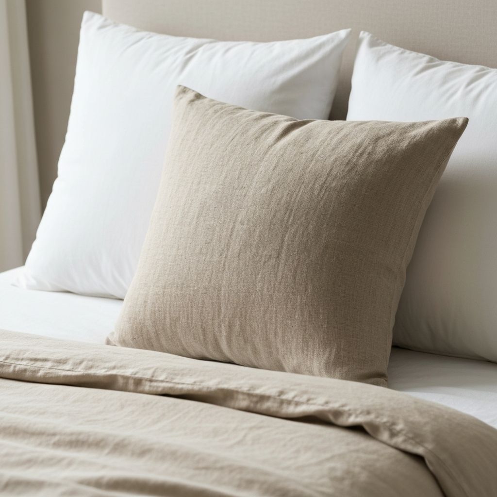Natural Linen Pillow Cover
